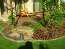 kerti tó kertervezés álomkert kertépítés szép kert, szép kertek pihenőkert - 1024x768 pixel - 370100 byte 